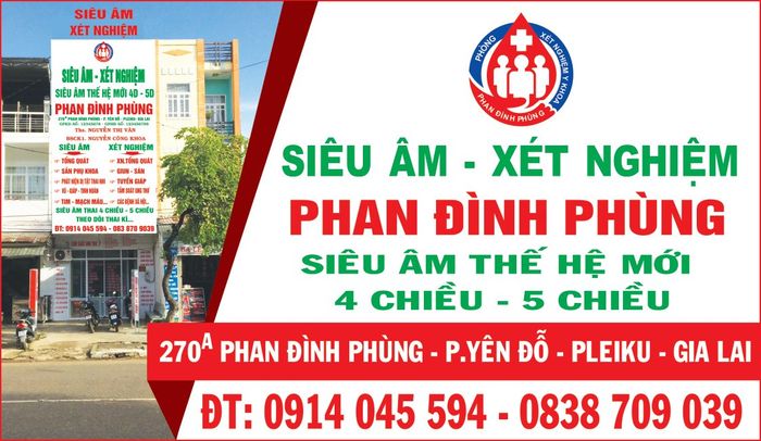 Không gian hiện đại và tiện nghi tại Phòng Siêu Âm - Xét Nghiệm 270A Phan Đình Phùng