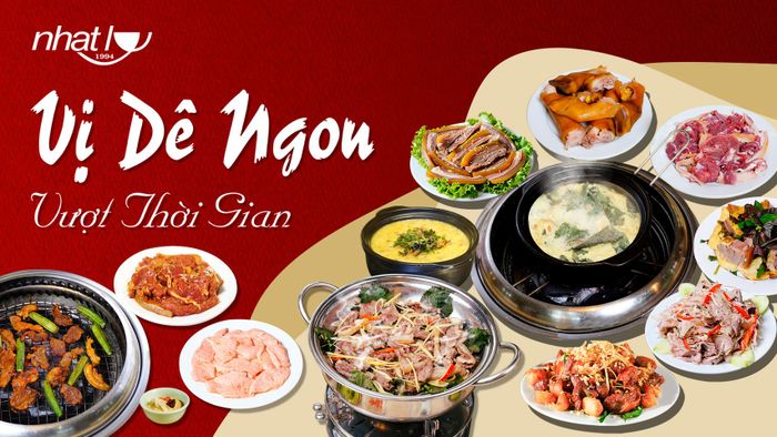 Những món lẩu dê thơm ngon chuẩn bị phục vụ thực khách