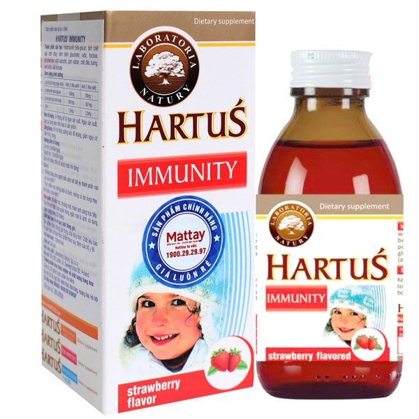 Hình ảnh minh họa Siro Hartus Immunity - Người bạn đồng hành bảo vệ sức khỏe bé yêu