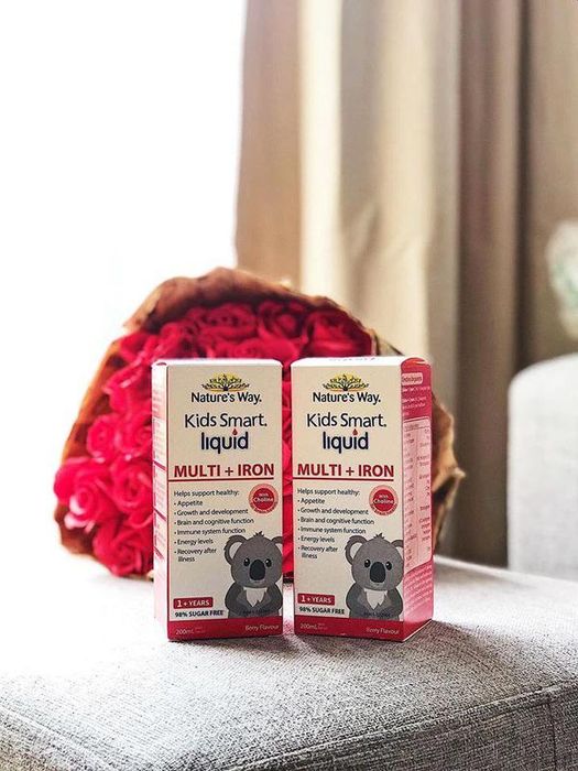 Hình ảnh Nature's Way Kids Smart Multi Iron Liquid - Bộ đôi dinh dưỡng cho bé khỏe mạnh