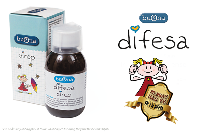 Hình ảnh thực tế Siro Buona Difesa - Người bạn đồng hành của hệ miễn dịch