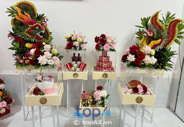 Gia Phụng - thương hiệu vàng trong lĩnh vực chế tác mâm quả cưới hỏi cao cấp tại TP. Bến Cát