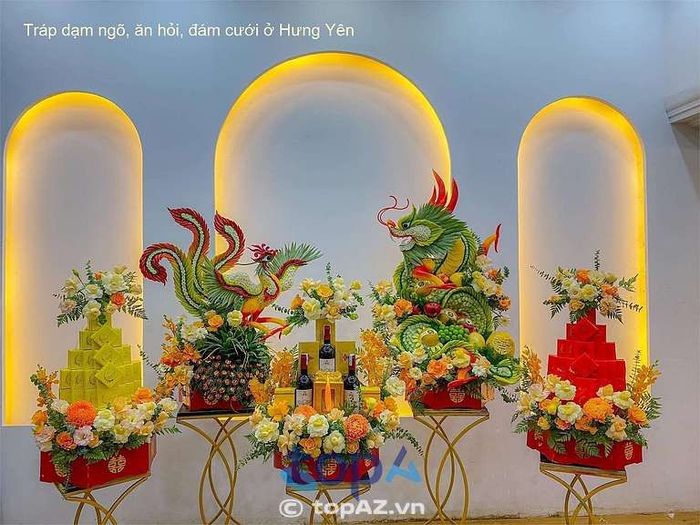 Tráp dạm ngõ, ăn hỏi và đám cưới tại Hưng Yên
