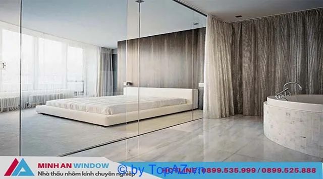 Dịch vụ thi công vách kính cường lực Hà Nội chuyên nghiệp, chuẩn Châu Âu