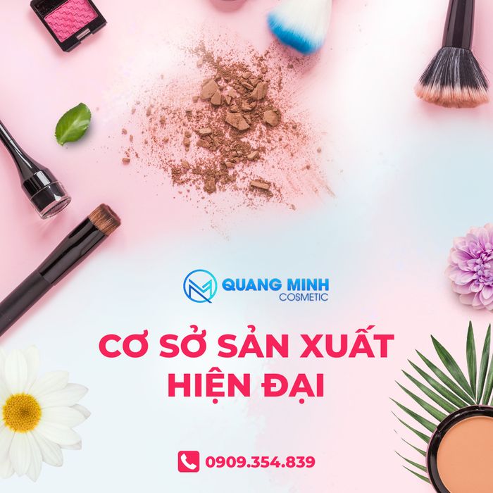 Hình ảnh dây chuyền sản xuất Quang Minh Cosmetic