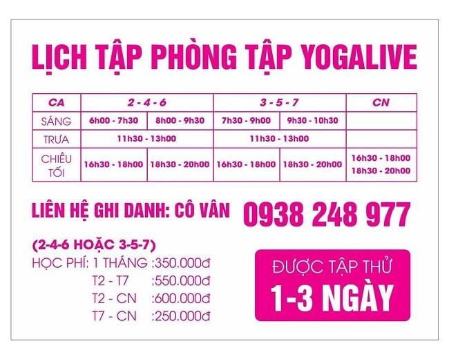 Trung tâm Yoga chất lượng tại Quận 10 - Tantra Yogalive