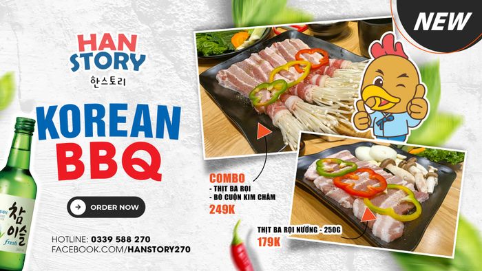 Hanstory - Không gian ẩm thực Hàn Quốc hiện đại