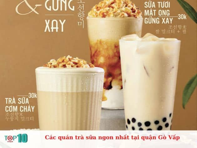 Hành trình khám phá những quán trà sữa đỉnh cao tại Gò Vấp