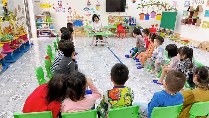 Khoảnh khắc vui học tại Mầm Non Ánh Dương