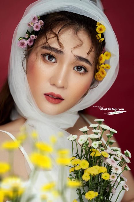 Hình ảnh học viên thực hành tại Mai Chi Makeup