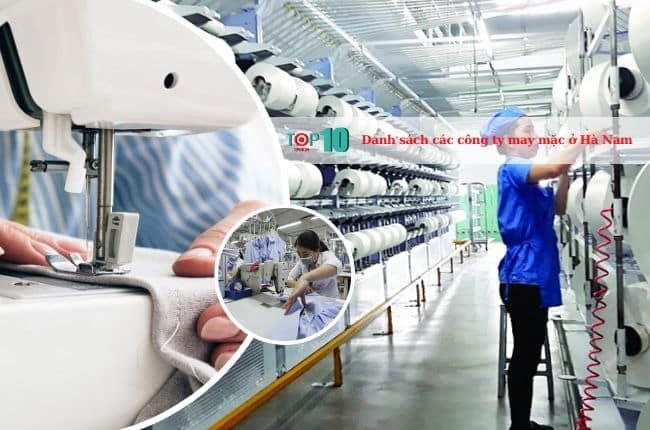 Các công ty may mặc nổi bật tại Hà Nam