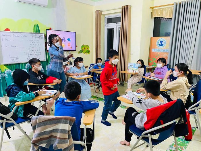 Không gian học tập hiện đại tại Newlife English