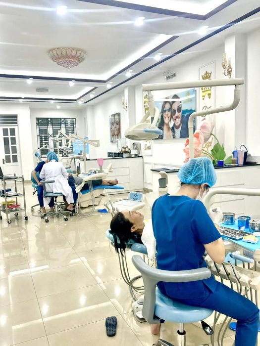 Hình ảnh cơ sở vật chất hiện đại tại Nha khoa Hoàng Kim