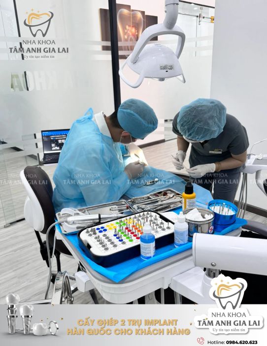 Hình ảnh đội ngũ y bác sĩ tận tâm tại Nha khoa Tâm Anh