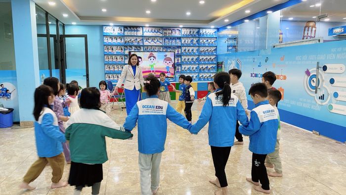 Ocean Edu Hải Hậu - Hình ảnh 2: Môi trường tương tác đa phương tiện, nơi mỗi giờ học là một trải nghiệm đáng nhớ