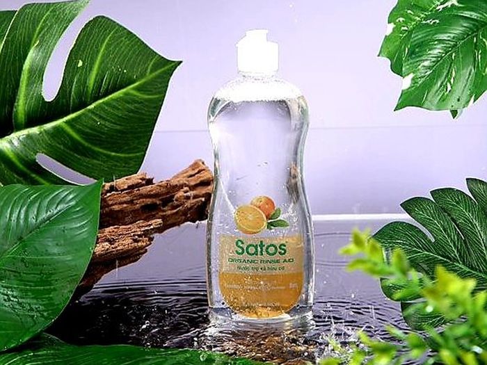 Hình ảnh thực tế Nước Làm Bóng Hữu Cơ Satos