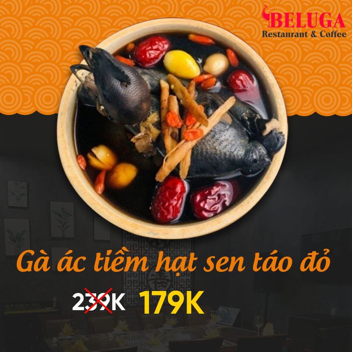 Những món ăn đặc sắc được chế biến tinh tế tại Nhà hàng Beluga