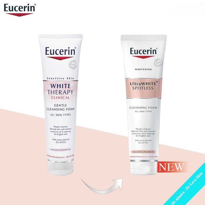 Hình ảnh minh họa sản phẩm Eucerin Ultra White+ Spotless Cleansing Foam - Sữa rửa mặt làm trắng và giảm thâm nám