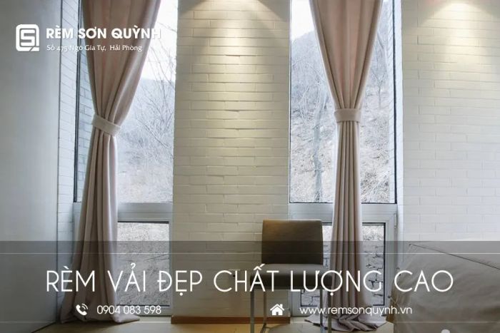 Không gian trưng bày ấn tượng tại Rèm Sơn Quỳnh