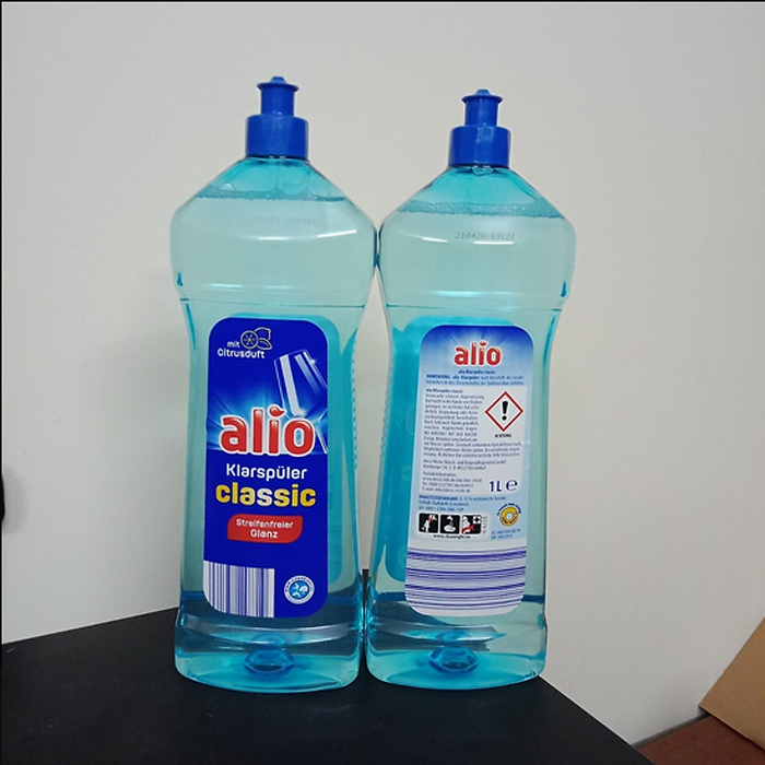 Hình ảnh thực tế Nước Làm Bóng Alio nhập khẩu Đức