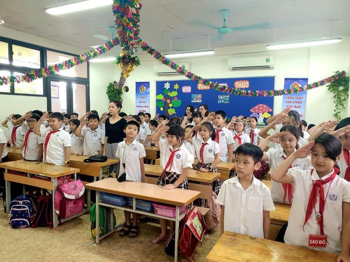 Hoạt động học tập sôi nổi tại Trường Tiểu học Chu Văn An