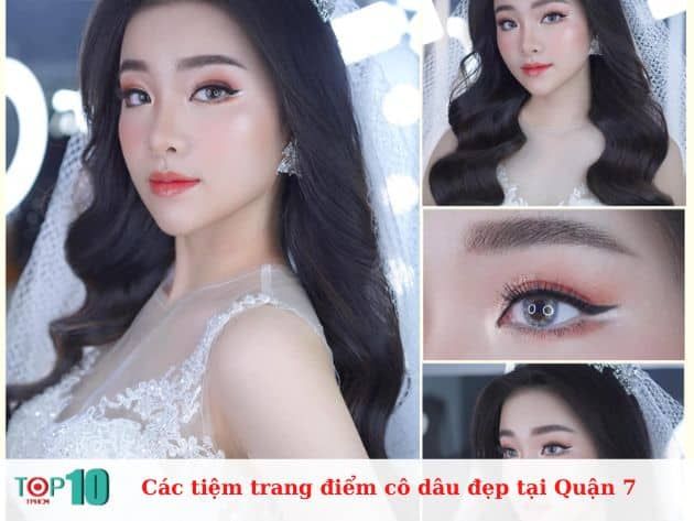 Top những địa chỉ trang điểm cô dâu chất lượng và uy tín nhất Quận 7