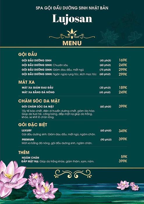 Lujosan Japanese Head Spa – Địa chỉ spa gội đầu dưỡng sinh uy tín tại Quận 7, mang đến những liệu trình thư giãn chất lượng cho mọi khách hàng.