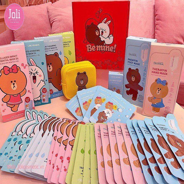 Hình ảnh Mặt Nạ Dưỡng Da Tay Mediheal Line Friends Theraffin Hand Mask