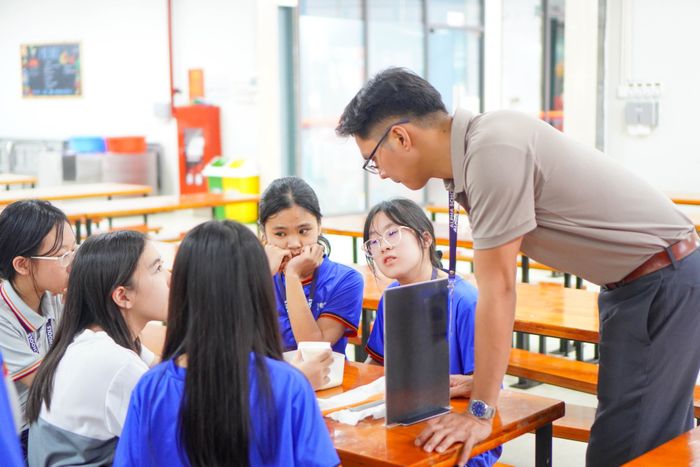 Hình ảnh khuôn viên hiện đại tại Trường Liên cấp Alpha Hải Phòng