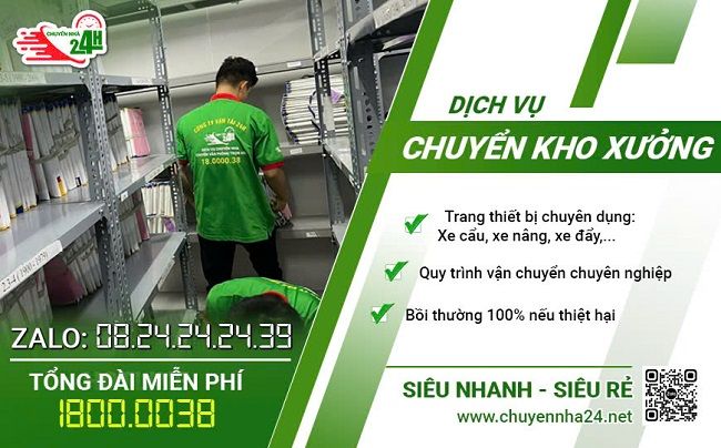Dịch vụ chuyển kho xưởng nhanh chóng - uy tín - chuyên nghiệp