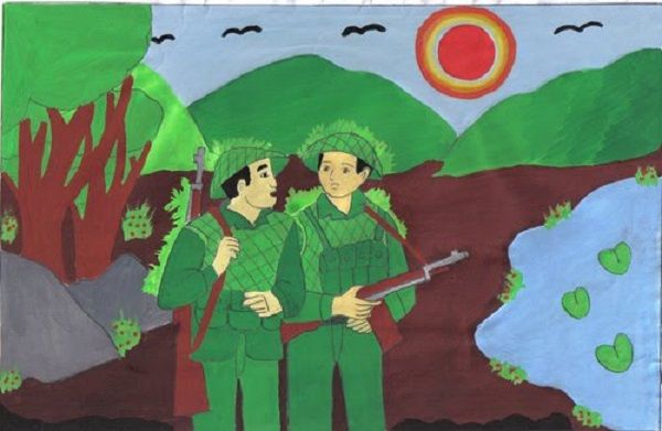 Tranh minh họa nghệ thuật số 1