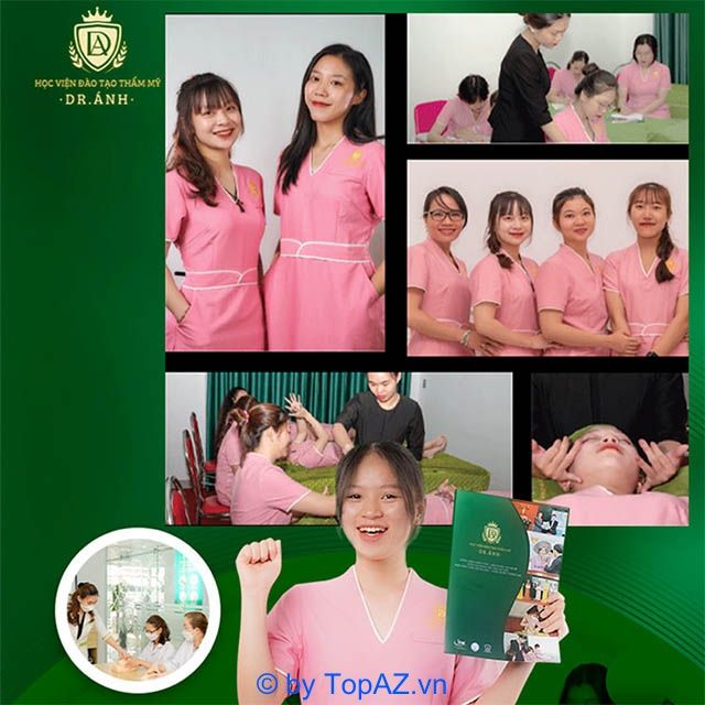 Dr.Ánh Academy – Học viện spa thẩm mỹ uy tín tại TP.HCM, nơi bạn có thể yên tâm học hỏi và phát triển sự nghiệp làm đẹp.