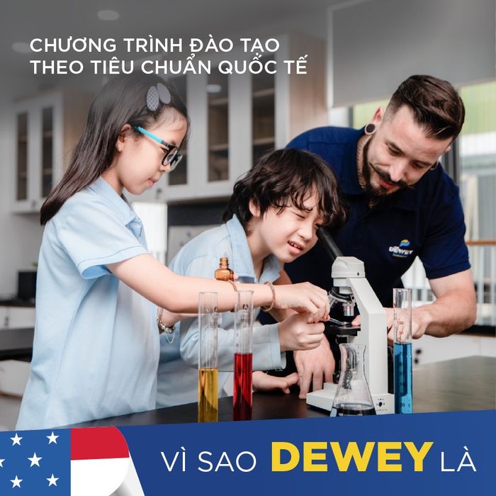 Hình ảnh giờ học STEAM đầy cảm hứng tại The Dewey Schools