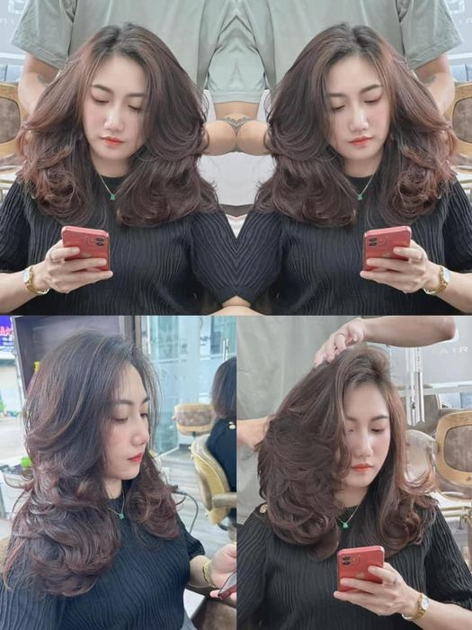 Hình ảnh ấn tượng về không gian sang trọng tại Quốc Nguyễn Hair salon