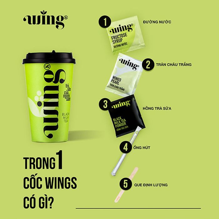 Trà sữa Wings tự pha - Ảnh minh họa số 2