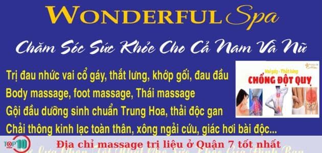 Wonderful Spa - Thiên đường chăm sóc sức khỏe