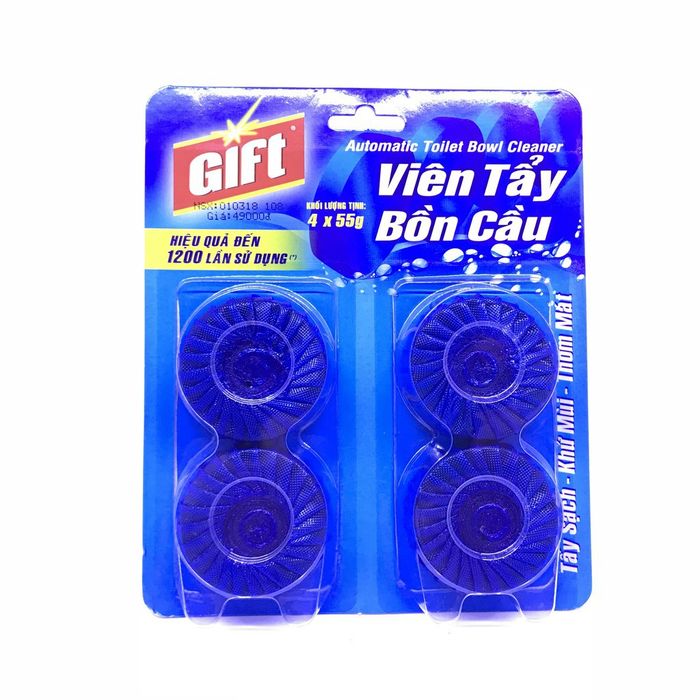 Hình ảnh minh họa viên tẩy bồn cầu Gift phiên bản 2