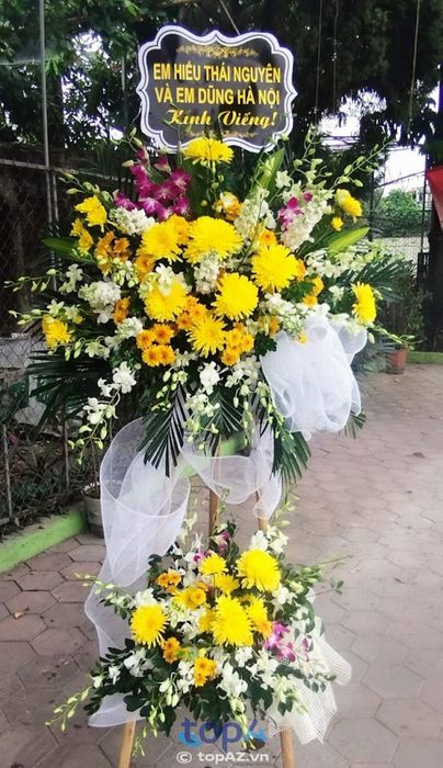 Địa chỉ đặt hoa viếng đám tang uy tín Hoa tươi Ngọc Sáng tại TP. Tam Điệp