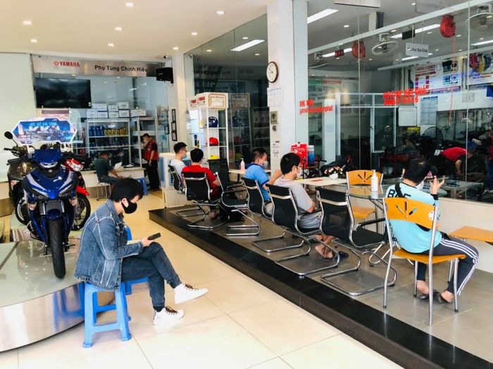 Không gian trưng bày hiện đại tại Yamaha Town Dương Tiến Phát
