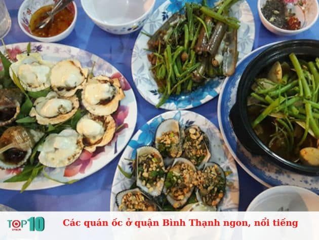Các quán ốc ở quận Bình Thạnh nổi bật với sự đa dạng và chất lượng vượt trội, luôn là điểm đến yêu thích của những tín đồ ẩm thực. Đừng bỏ lỡ những địa chỉ này khi muốn thưởng thức những món ốc tươi ngon.