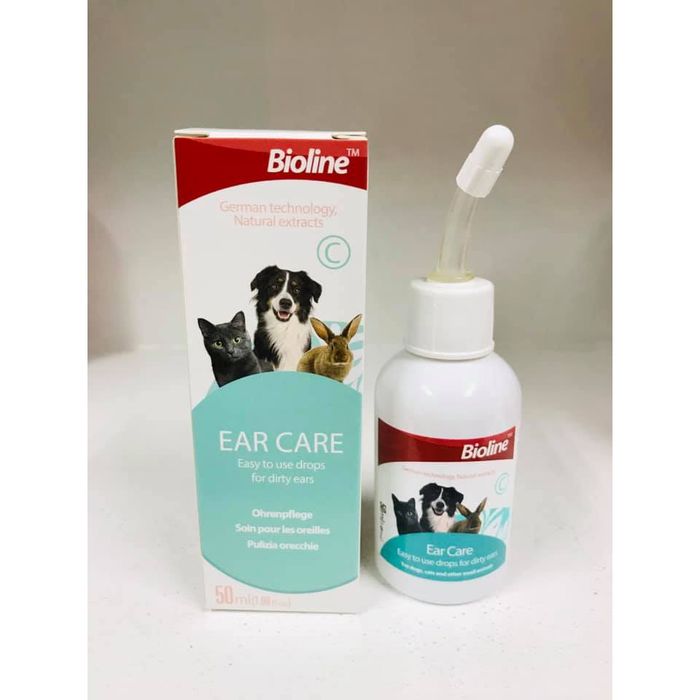 Hình ảnh dung dịch vệ sinh tai Bioline cho chó mèo (Ảnh 2)