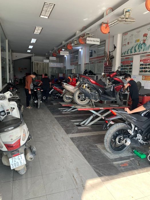 Khu vực dịch vụ và tư vấn chuyên nghiệp tại Yamaha Town Việt Hà Anh