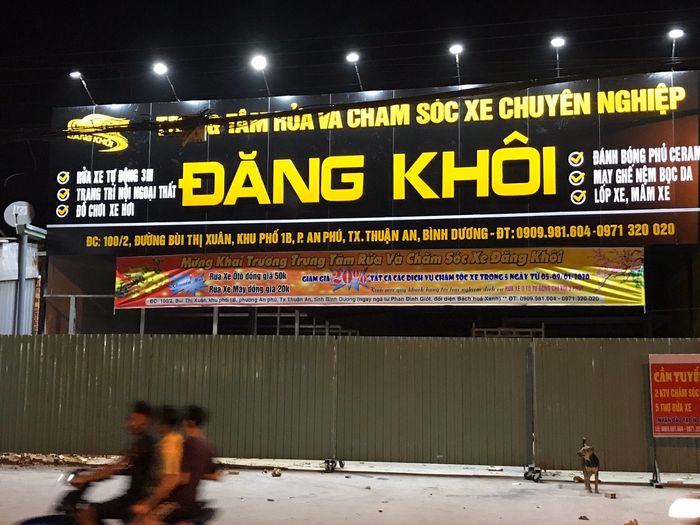 Hình ảnh công trình thực tế của Quảng Cáo Tuấn Á Đông