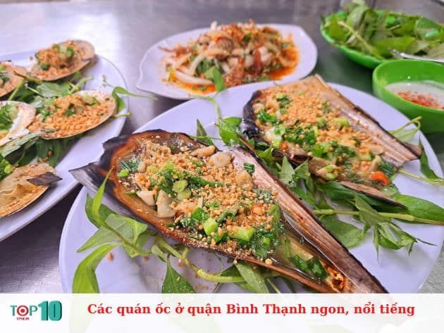 Các quán ốc nổi tiếng và ngon tại quận Bình Thạnh