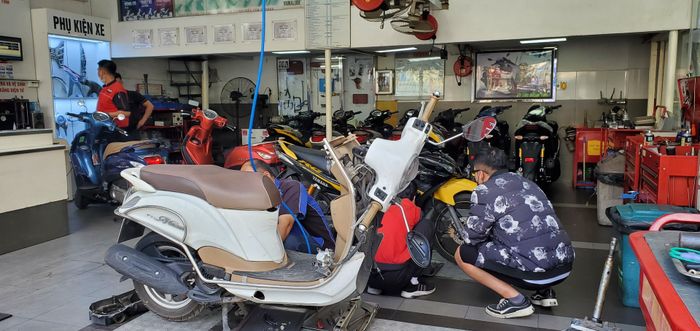 Hình ảnh showroom Yamaha Town Gia Minh