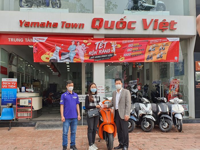 Hình ảnh showroom Yamaha Town Quốc Việt