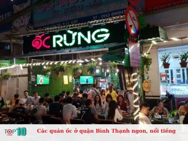 Các quán ốc nổi tiếng và chất lượng tại quận Bình Thạnh