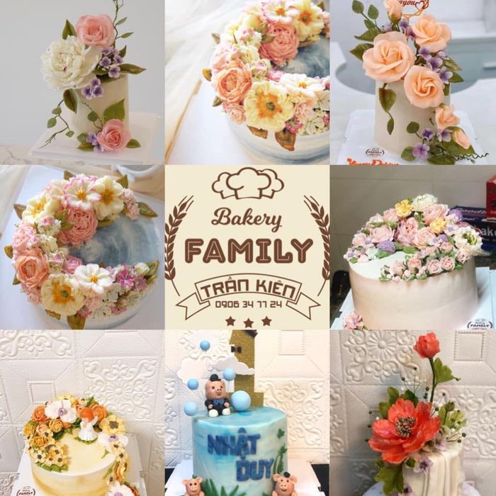 Bakeryfamily Trần Kiên - Kiệt tác bánh kem thứ ba ấn tượng
