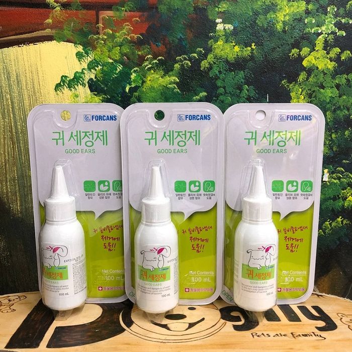 Hình ảnh dung dịch vệ sinh tai Forcans Good Ears cho chó mèo (Ảnh 1)