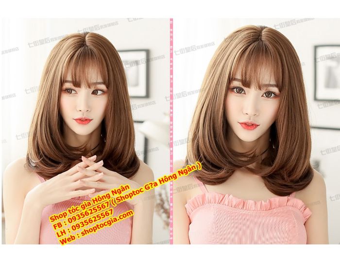 Không gian mua sắm tóc giả đẳng cấp tại Hồng Ngân